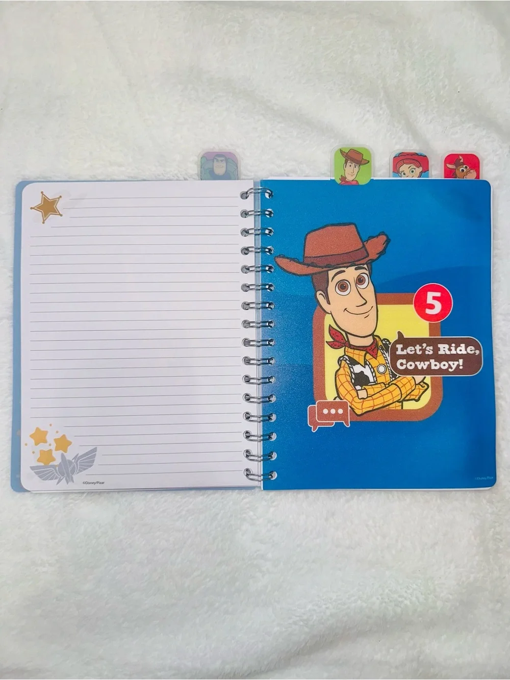New Toy Story 4-Tab Spiral Notebook